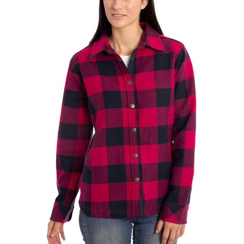 Orvis Women's Fleece Lined Flannel Shirt Jacket